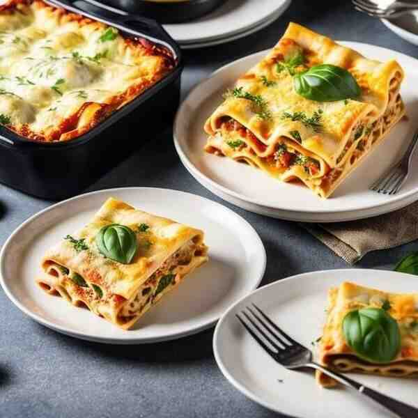 Лазанья из курицы в соусе Бешамель